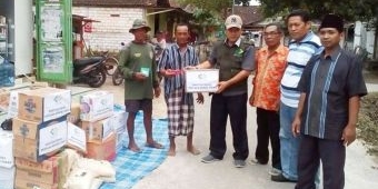 Lazisnu Jombang Salurkan Bantuan Sembako untuk Korban Banjir di Tuban