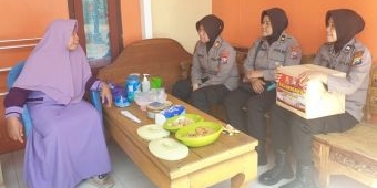 Peringati HUT ke-74, Polwan di Ngawi Anjangsana ke Polwan Purna
