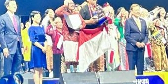 Kadisbudpar Jatim Apresiasi Gita Bumi Shine Harmony Choir Juarai World Choir Games 2023 di Korsel