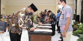 Komitmen Wujudkan Pemerintahan Bersih, Bupati Fadeli Canangkan Zona Integritas