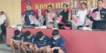 Akibat Pembakaran Sepeda Motor, 5 Oknum Anggota Perguruan Silat di Tuban Diamankan