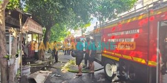Si Jago Merah Lalap Warung Nasi Goreng di Kota Kediri, Diduga Akibat Aktivitas Memasak