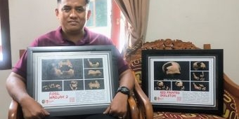 Misteri ‘Red Painted Skeleton’ Tulungagung Terungkap, Fosilnya Disimpan di Belanda