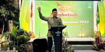 Istigotsah Puncak Peringatan HSN, Mas Abu: Terima Kasih Santri Telah Bantu Bangun Kota Kediri