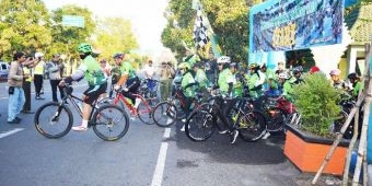 490 Bikers Ikuti Nganjuk Road Bike untuk Launching Brawijaya Cycling Club