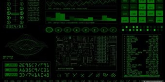 Cara Pasang Layar Seperti Hacker