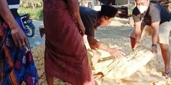 Rusak Parah Bertahun-tahun, Warga Gotong Royong Perbaiki Jalan Poros Desa Bangkes