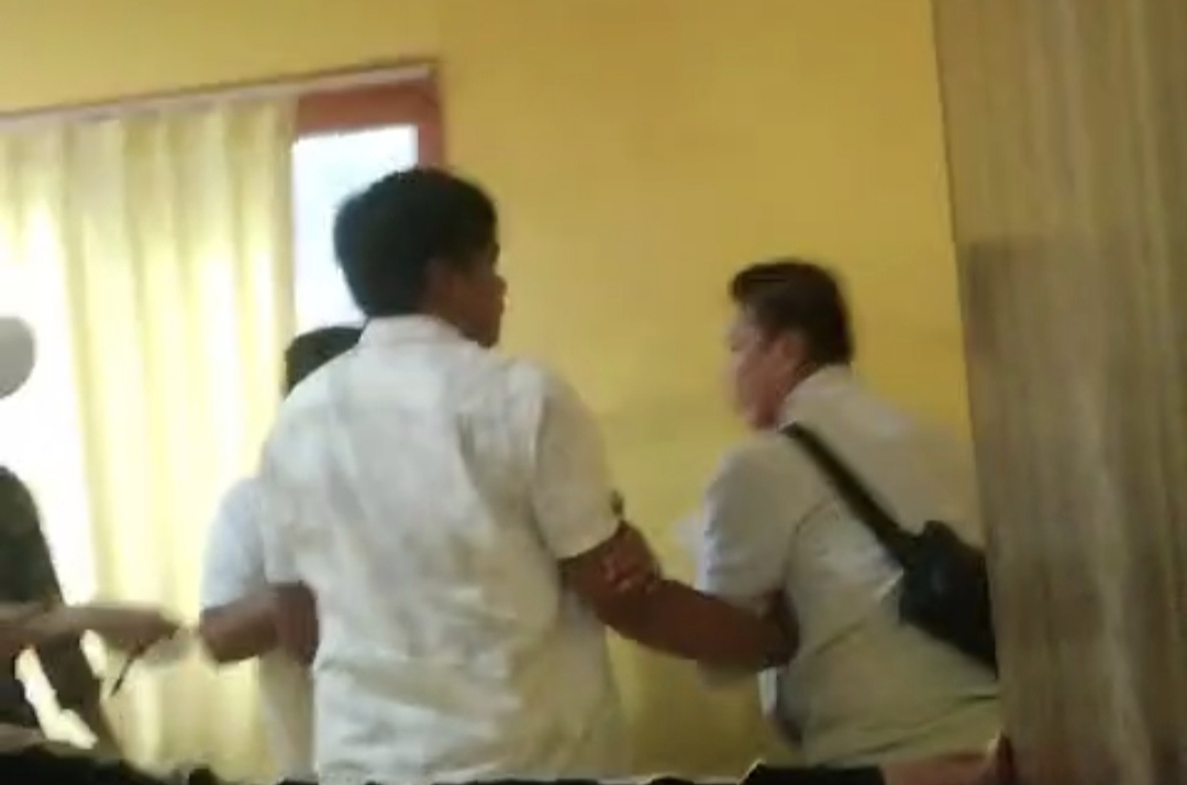 Tangkapan layar video keributan antarkader di DPD Golkar Pamekasan