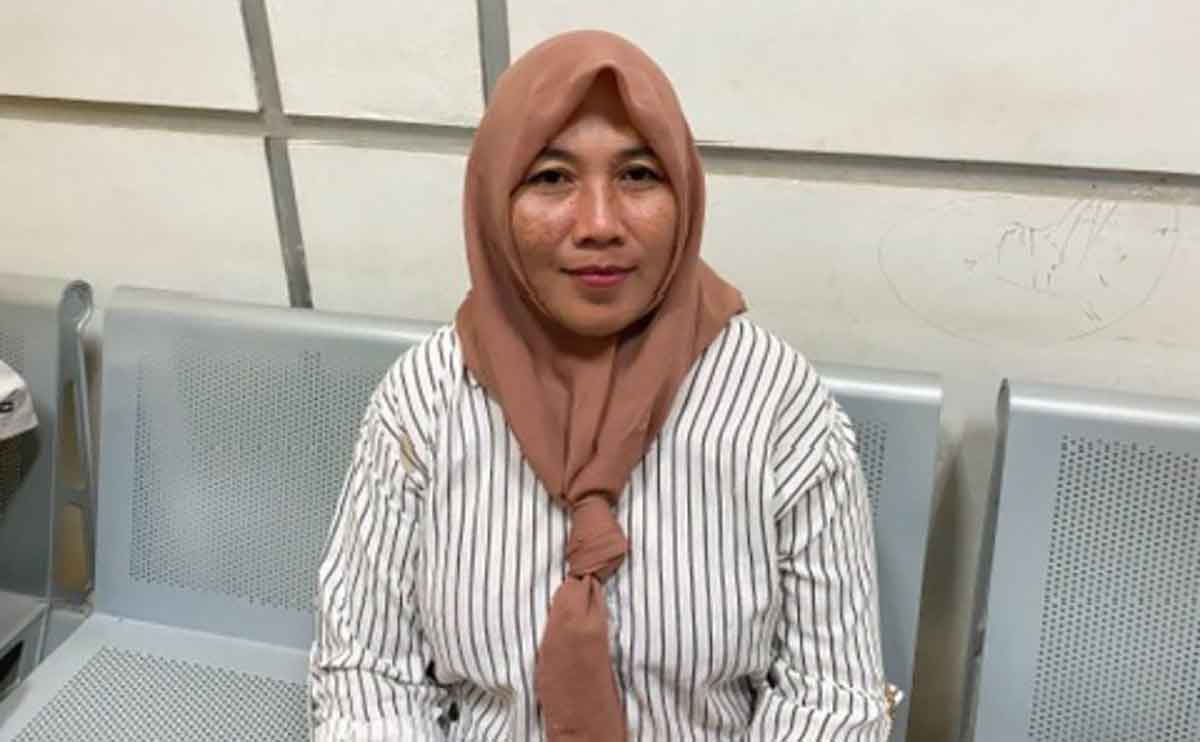Salah satu peserta program JKN di Kediri, Purwati (43).