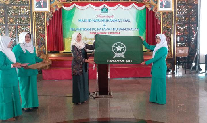 Hj. Nur Anisyah Dilantik Jadi Ketua PC Fatayat NU Bangkalan