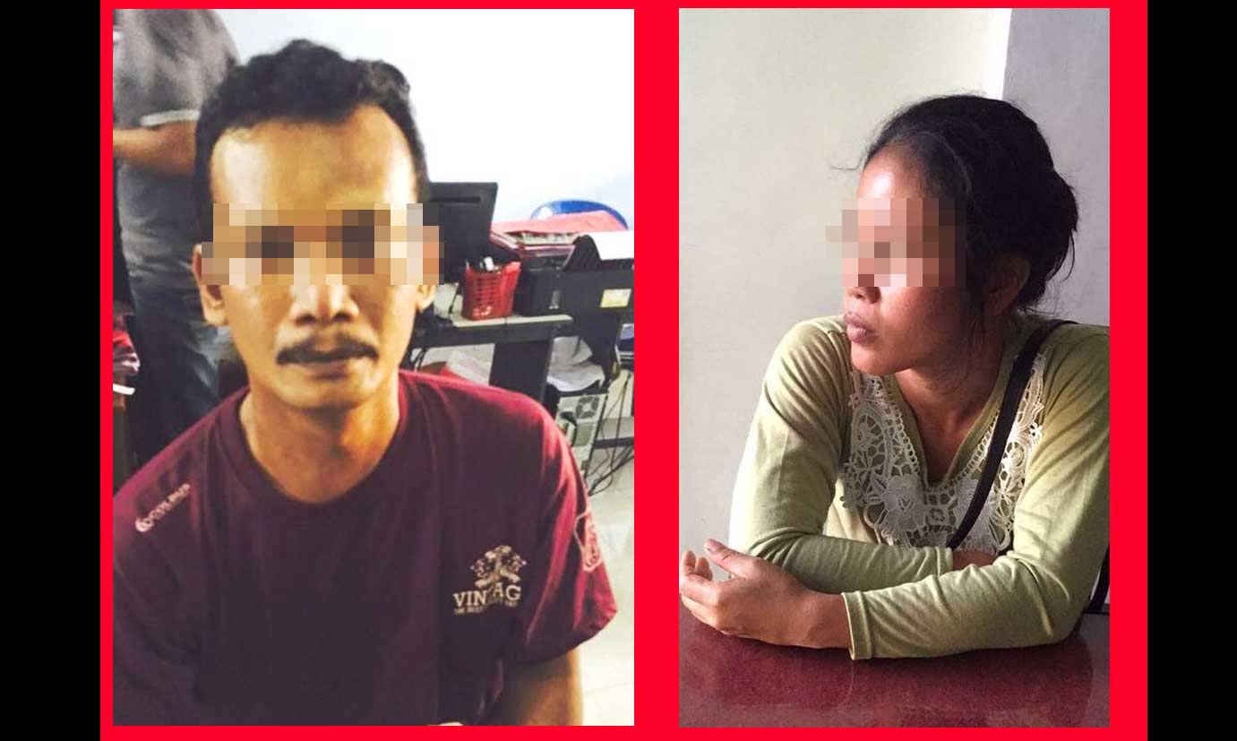 Pasutri yang bersekongkol dengan setan. foto: istimewa