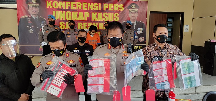 Polresta Sidoarjo Tangkap Pembuat dan Pengedar Upal asal Tuban