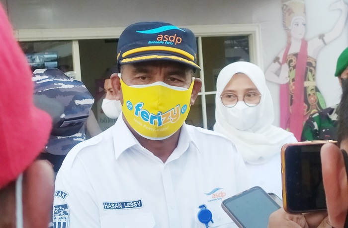 General Manager PT ASDP Ketapang Banyuwangi Hasan Lessy.