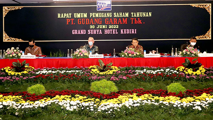 Suasana Rapat Umum Pemegang Saham Gudang Garam.