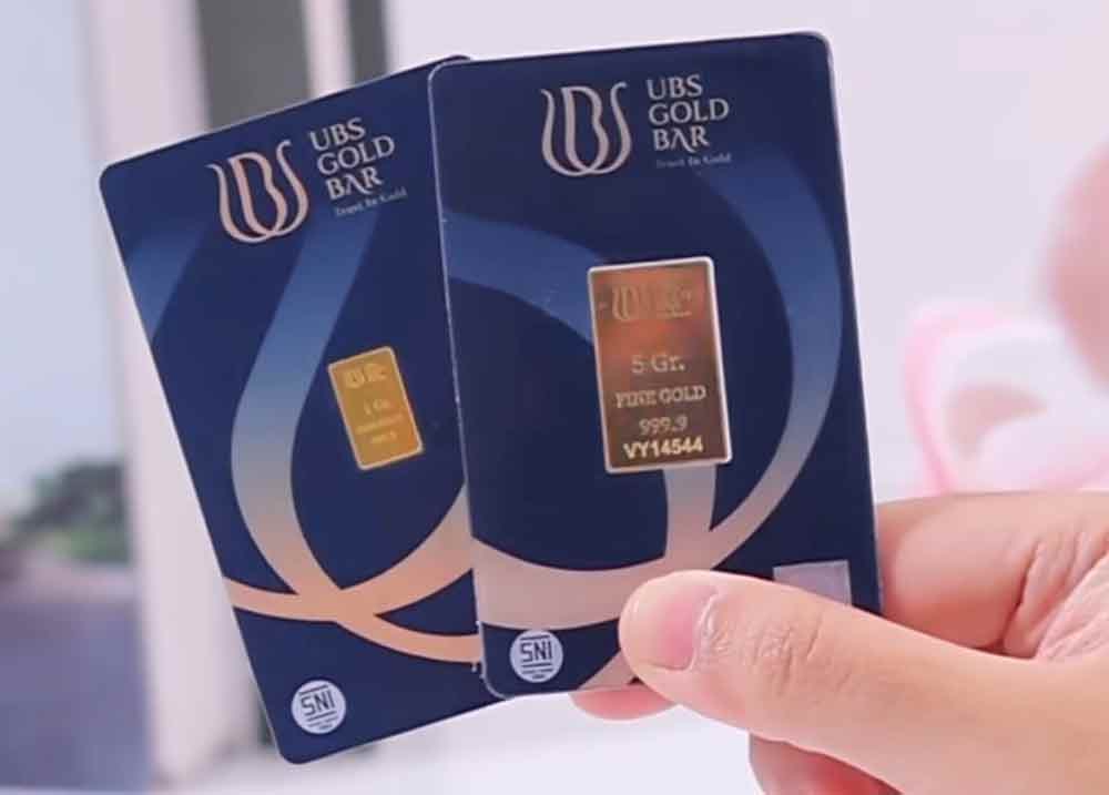 Simak perubahan harga emas UBS hari ini. Foto: UBS Life Style.