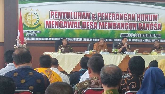 Para Kades di Sidoarjo Ternyata Belum Paham TP4D