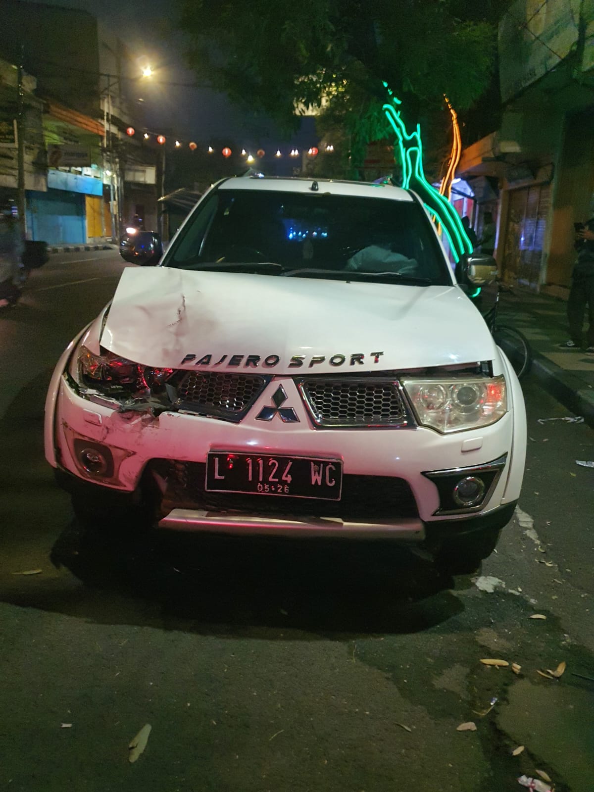 Penumpang Motor Tewas usai Ditabrak Pajero di Jalan Gajah Mada Sidoarjo