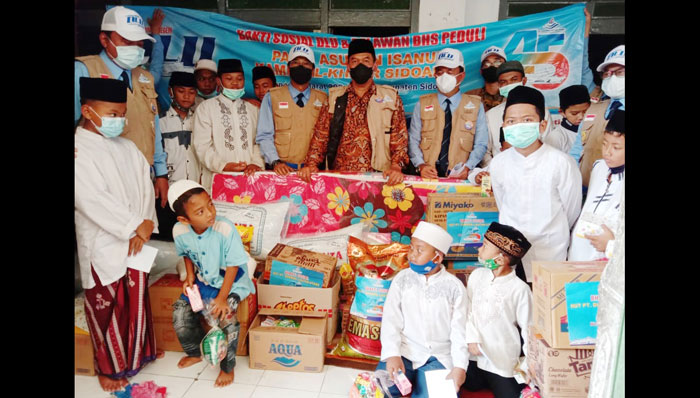 Rangkaian Hari Jadi ke-45, PT DLU Santuni Anak Yatim Piatu di Waru Sidoarjo