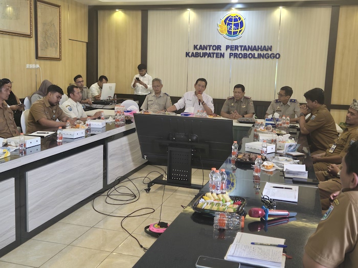 Marak Alih Fungsi Lahan Sawah, BPN Kumpulkan OPD Pemkab Probolinggo Terkait