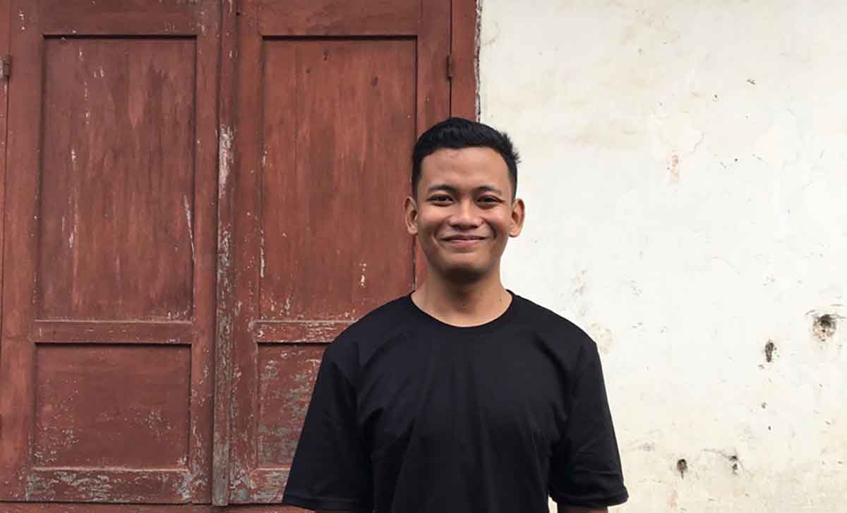 Salah satu peserta JKN dari Kabupaten Malang, Ghifari Ahmad Azkal Adzkiya (23).