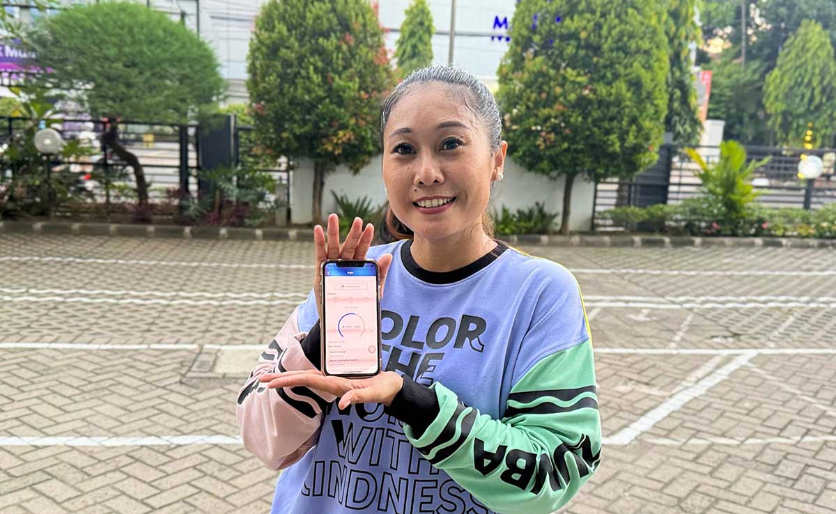 Rizky, peserta JKN dari Kediri yang tetap aktif berolahraga walaupun sedang berpuasa. Foto: Ist