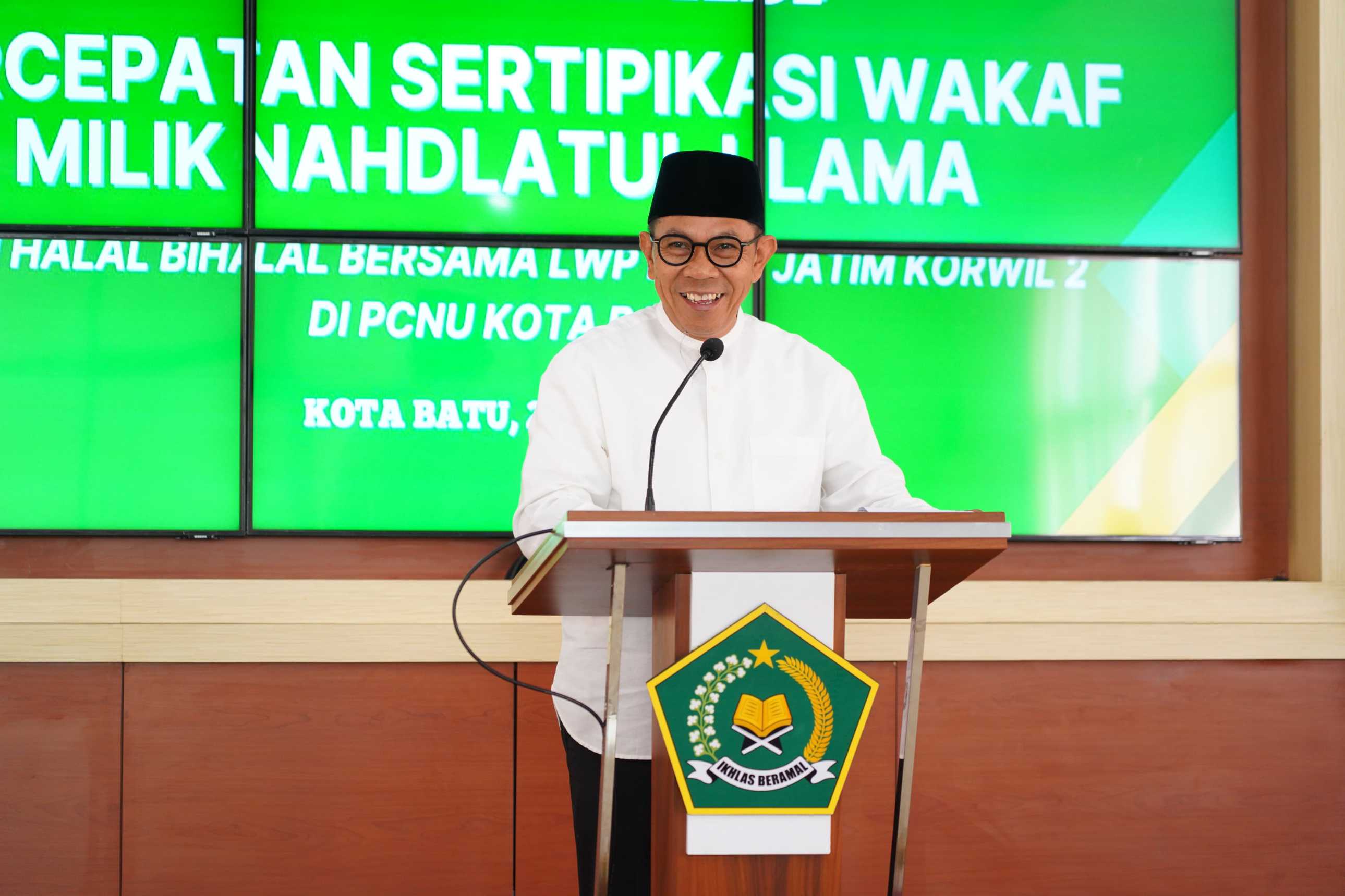 Wali Kota Batu Dukung Langkah Percepatan Sertifikat Wakaf Aset NU