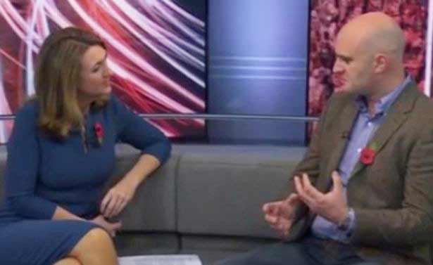 Toni Hawkins saat tampil dalam acara Victoria Derbyshire BBC. foto:repro mirror.co.uk