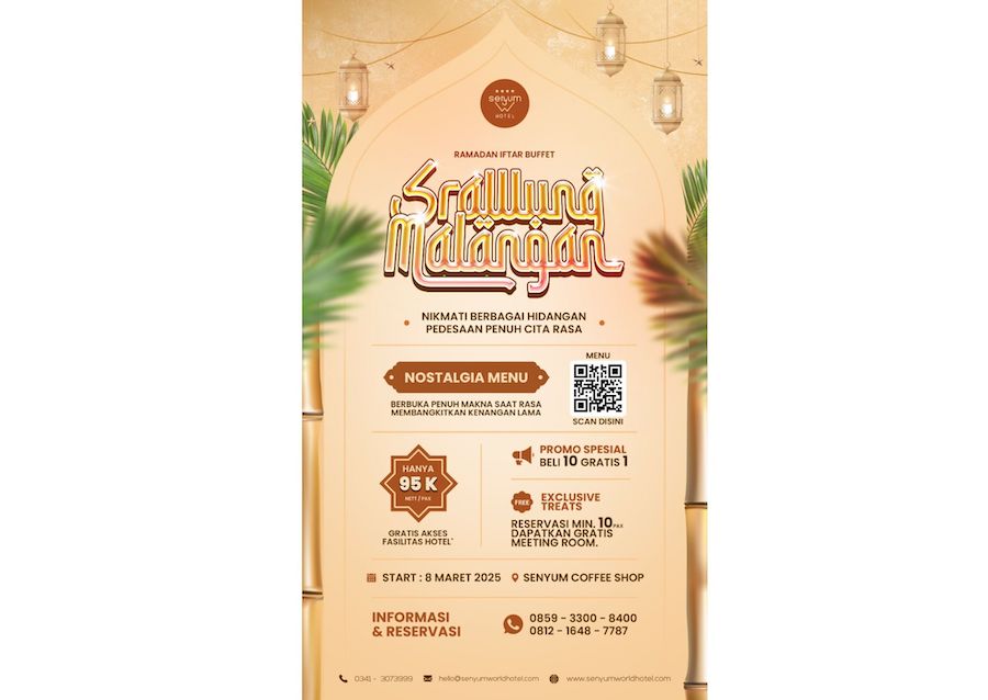 Ramadan Iftar Buffet Srawung Malangan by Senyum World Hotel (SWH) Kota Batu