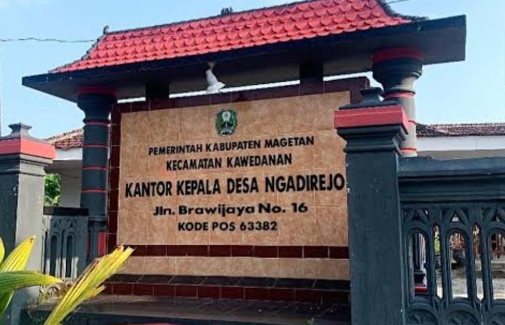 Kantor Desa Ngadirejo, Kecamatan Kawedanan Magetan. Foto: ANTON/HB