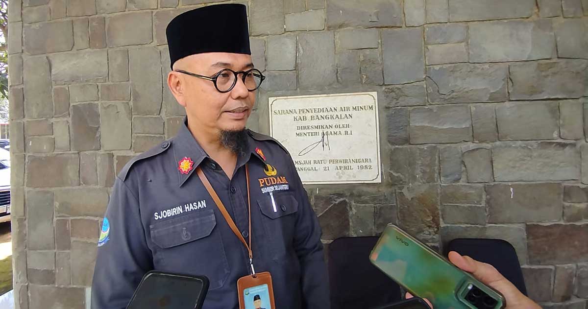 Direktur Utama PUDAM Sumber Sejahtera Bangkalan, Sjobirin Hasan.