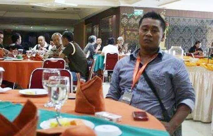 Danur Suprapto, salah seorang pemilih yang tak bisa menyalurkan hak pilihnya.