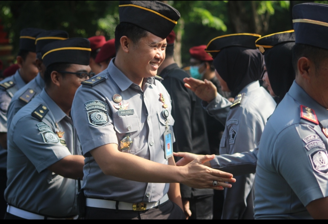Apel awal tahun yang digelar oleh Lapas Sidoarjo (dok. ist)