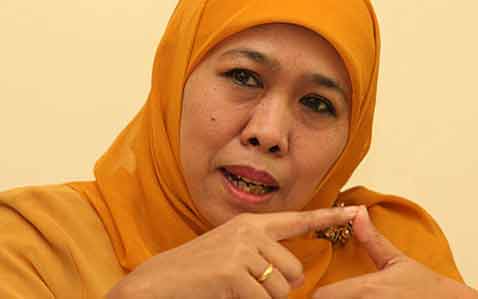 Menteri Sosial, Khofifah.