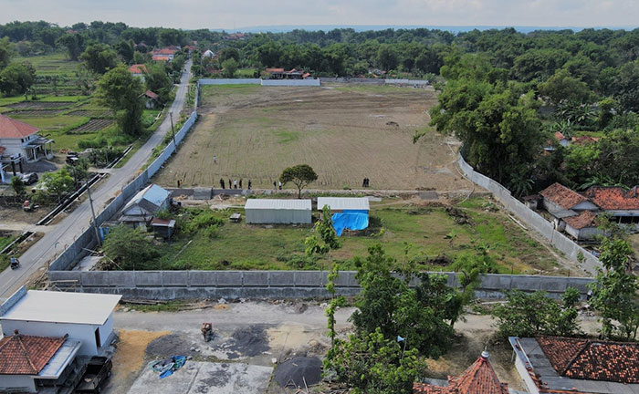 Pembangunan KIHT di Desa Gugul, Kecamatan Tlanakan, Kabupaten Pamekasan.