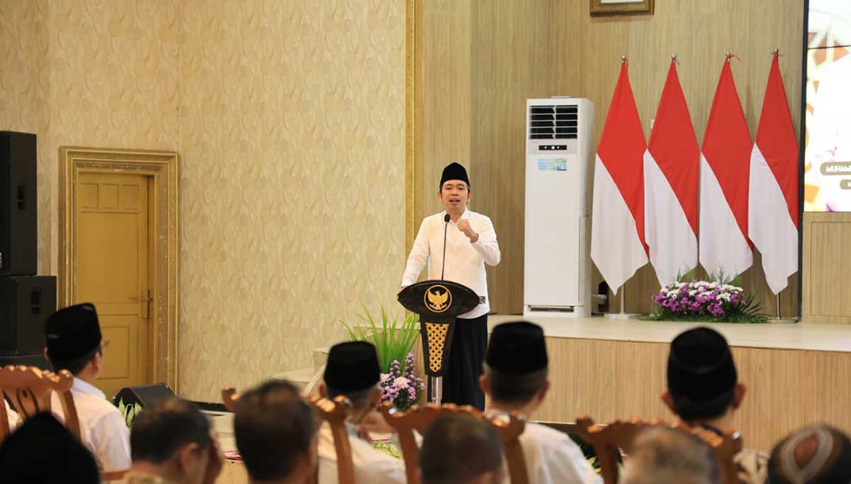 Bupati Jember, Muhammad Fawait, saat memberi sambutan.