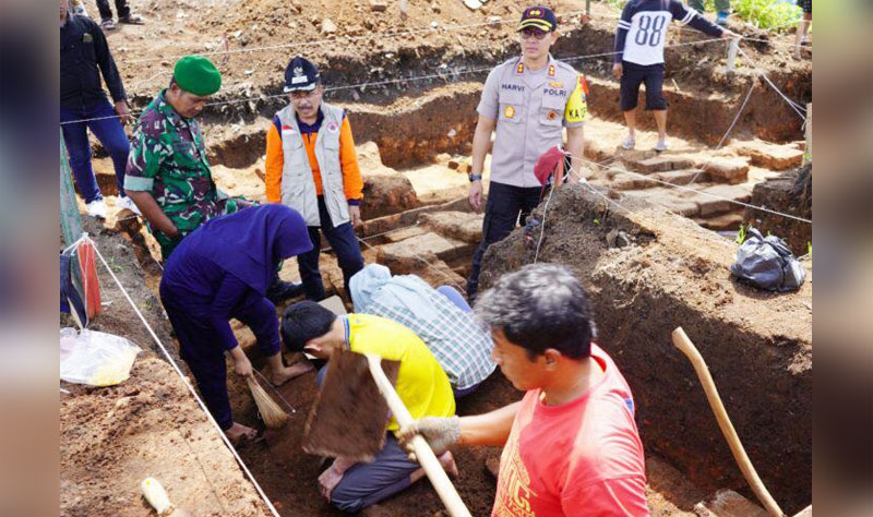 BPCP Jawa Timur saat melaksanakan ekskavasi situs pendem, Desember 2019 lalu.