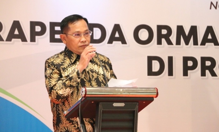 Kepala Diskominfo Jatim Dr Hudiyono gencar sosialisasikan peralihan siaran tv analog ke digital. foto: istimewa