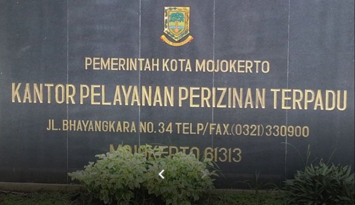 Kantor DPMPTSP Kabupaten Mojokerto.