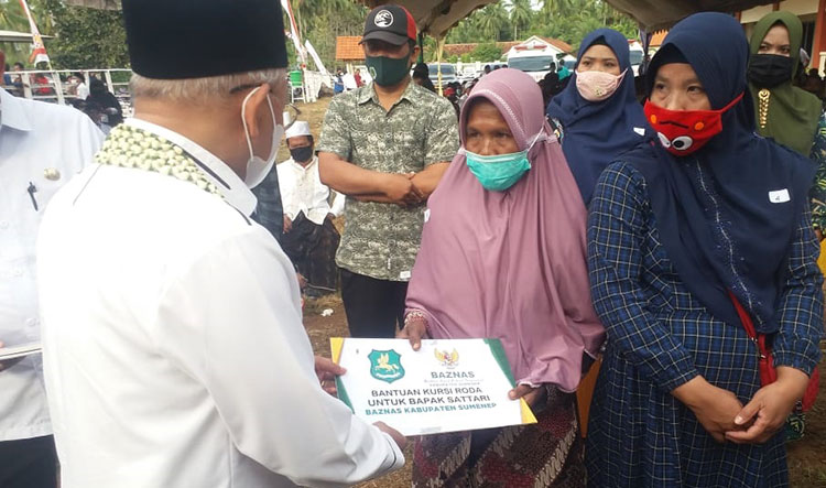 Hari Ketiga Safari Kepulauan 2020, Baznas Sumenep Beri Bantuan di Dua Kecamatan