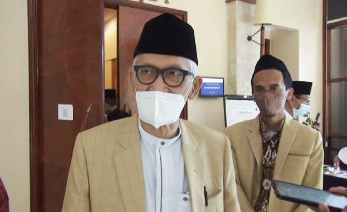 Rais Aam PBNU KH Miftahul Akhyar saat ditemui pada acara MUI di Surabaya. foto: istimewa