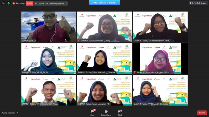 SMAN 1 Tuban Juarai Kompetisi Student Company Regional EMCL