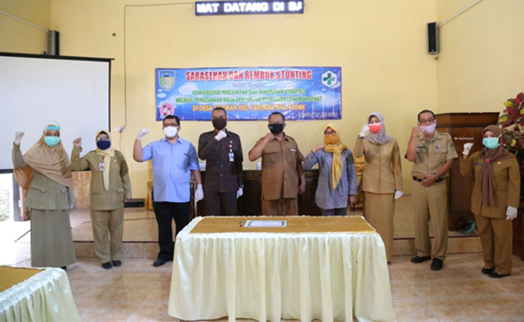 Sarasehan dan Rembuk Stunting yang digelar di Desa Tarokan Kecamatan Tarokan.