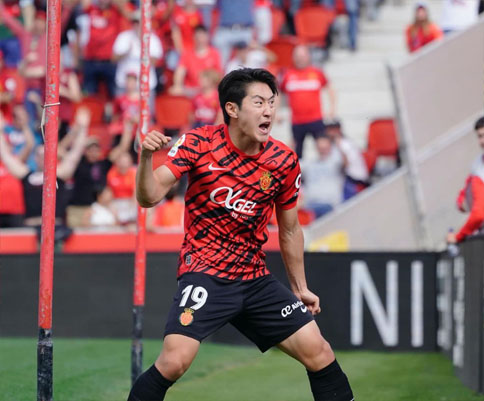  Lee Kang-In cetak gol penyama Real Mallorca atas Sociedad pada pekan 25 Liga Spanyol.