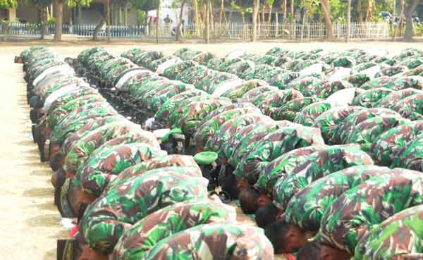 Prihatin Kebakaran Hutan dan Asap, Korem 081/DSJ Gelar Salat Istisqa