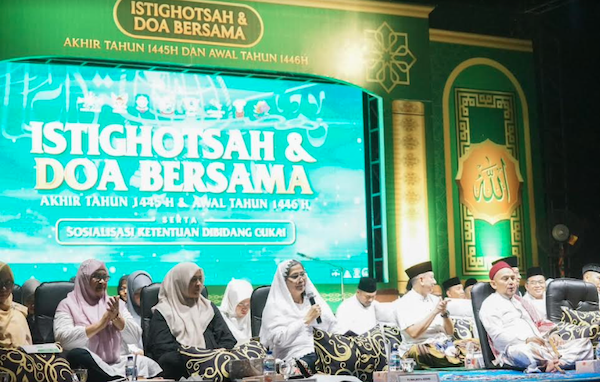 Pj Wali Kota Kediri Zanariah saat memberi sambutan. (Ist)