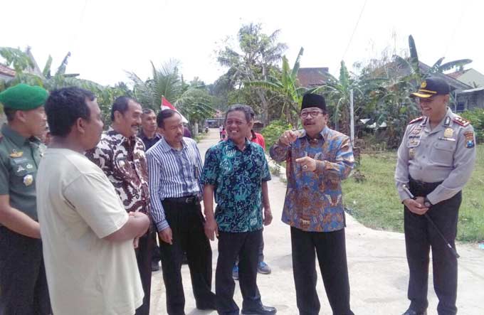 Gubernur Soekarwo saat berkunjung ke Pacitan ditemui muspida.