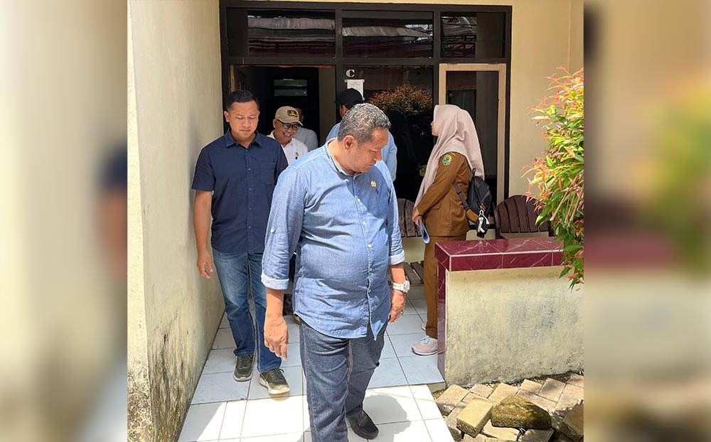 Komisi IV saat sidak di Hotel Prigi Trenggalek.