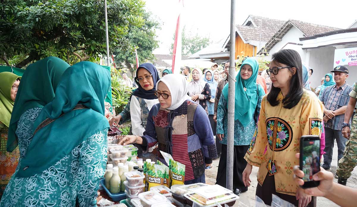 Kawasan P2L Desa Tertek Kediri Jadi Perhatian Menteri PPPA