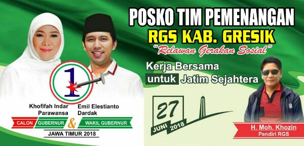 Dirikan Posko, RGS Optimis Khofifah-Emil Menang 52-65 Persen di Pantura