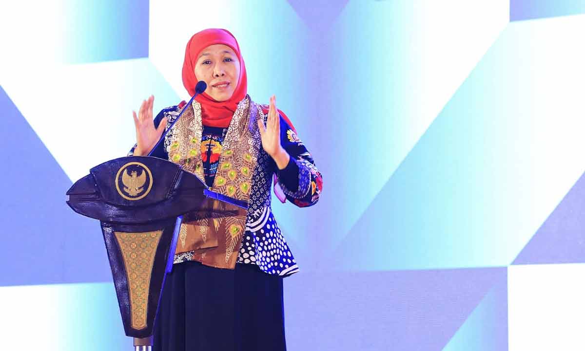Gubernur Jawa Timur, Khofifah Indar Parawansa.